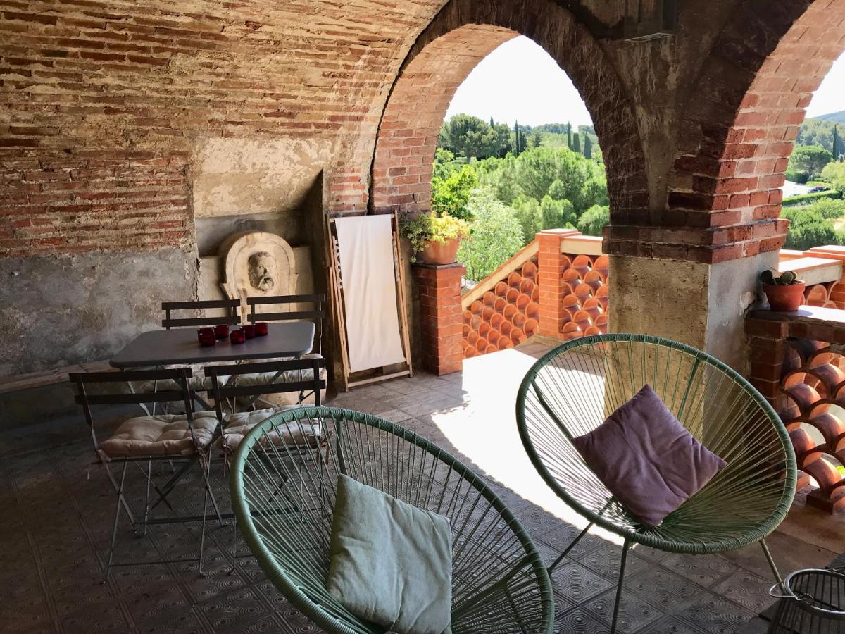 Studio De Charme Avec Grande Terrasse Vue Mer Le Castellet  Exterior foto